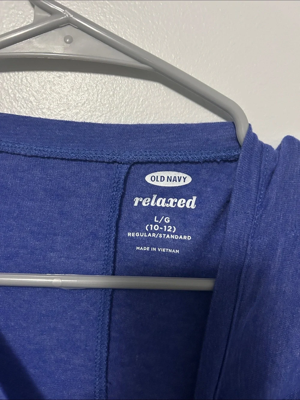 Old Navy Blue Long-Sleeve Crewneck Top